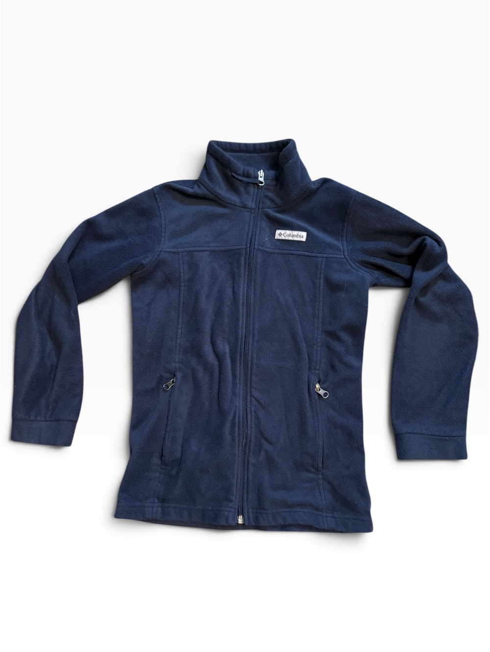 Columbia Navy Blue Full-Zip Fleece Jacket Medium